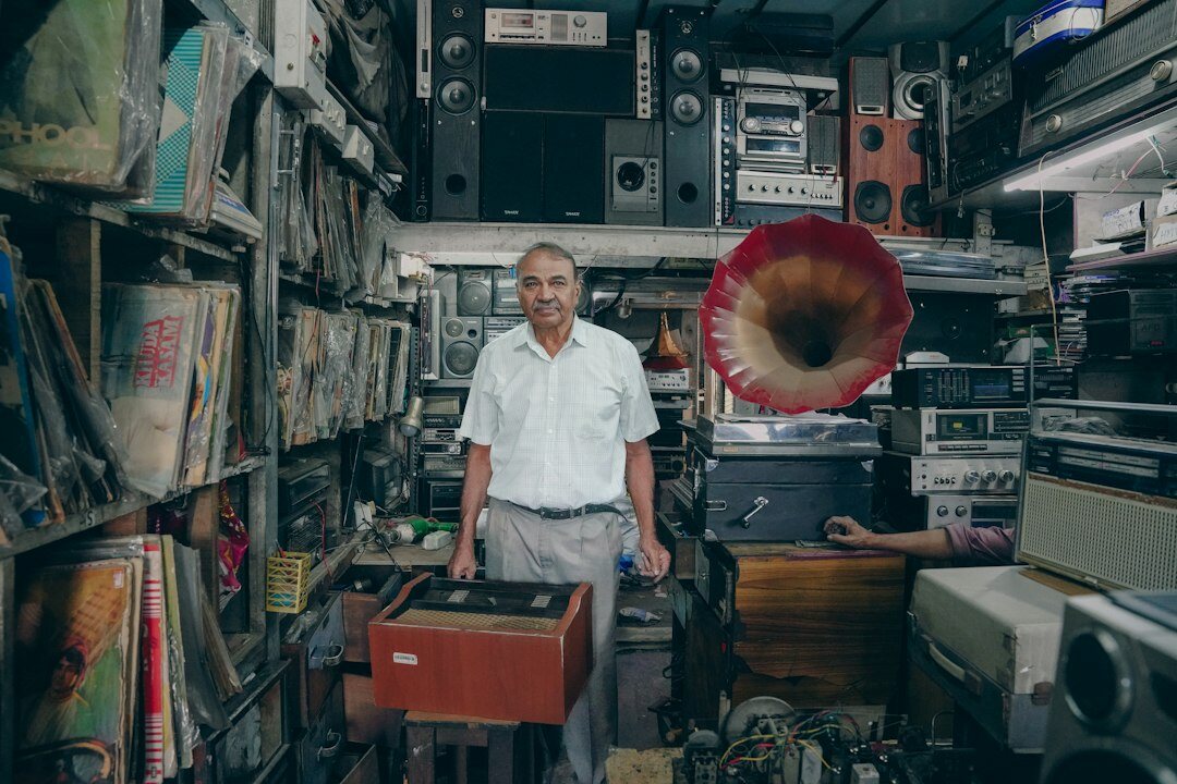 Portrait of a senior broadcast engineer