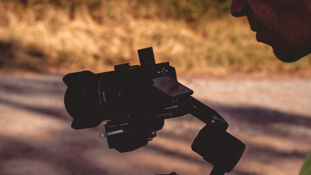 Camera operator filming a live television broadcast